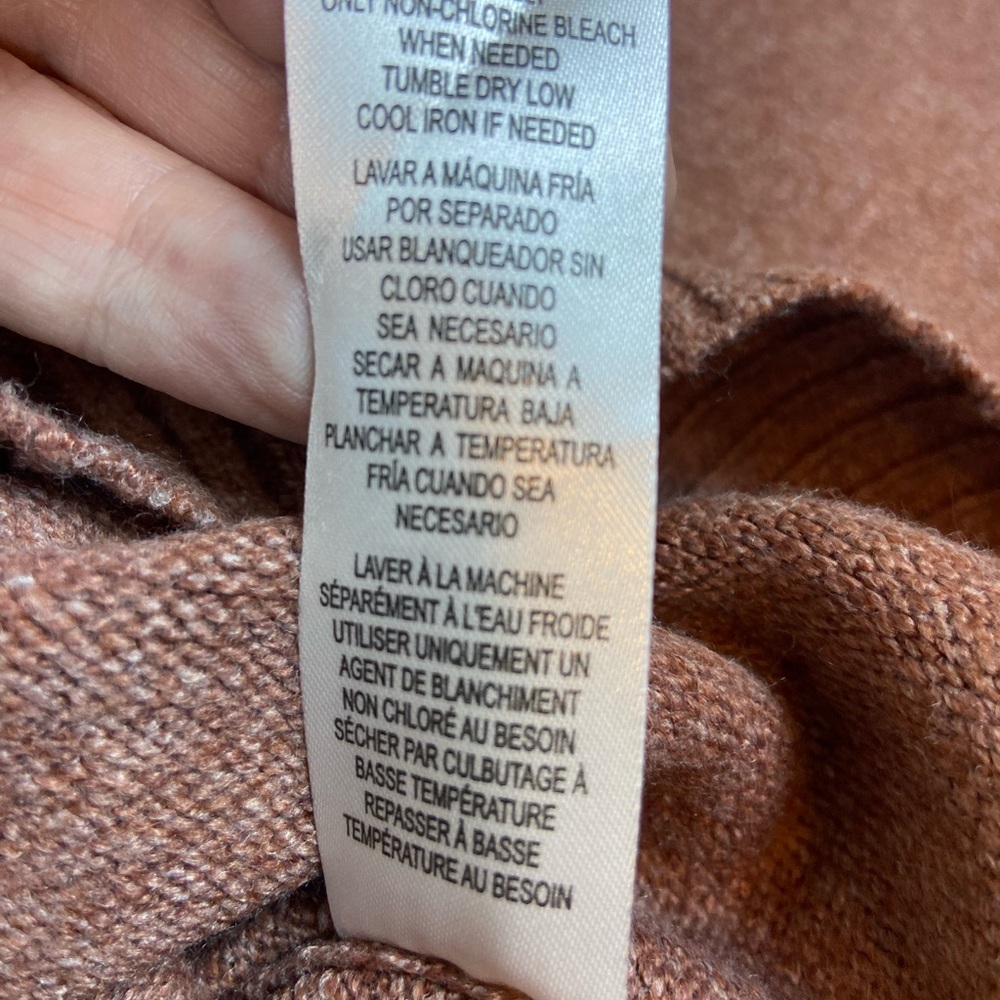 Weatherproof Men's Tan Patterned Crewneck Sweater - Picture 10 of 11